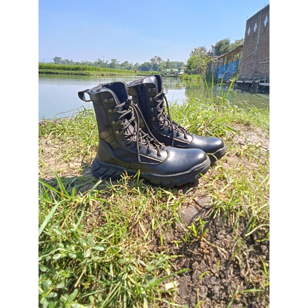 Sepatu Pdl Safety Ujung Besi TNI POLRI Andrishoesstore Original