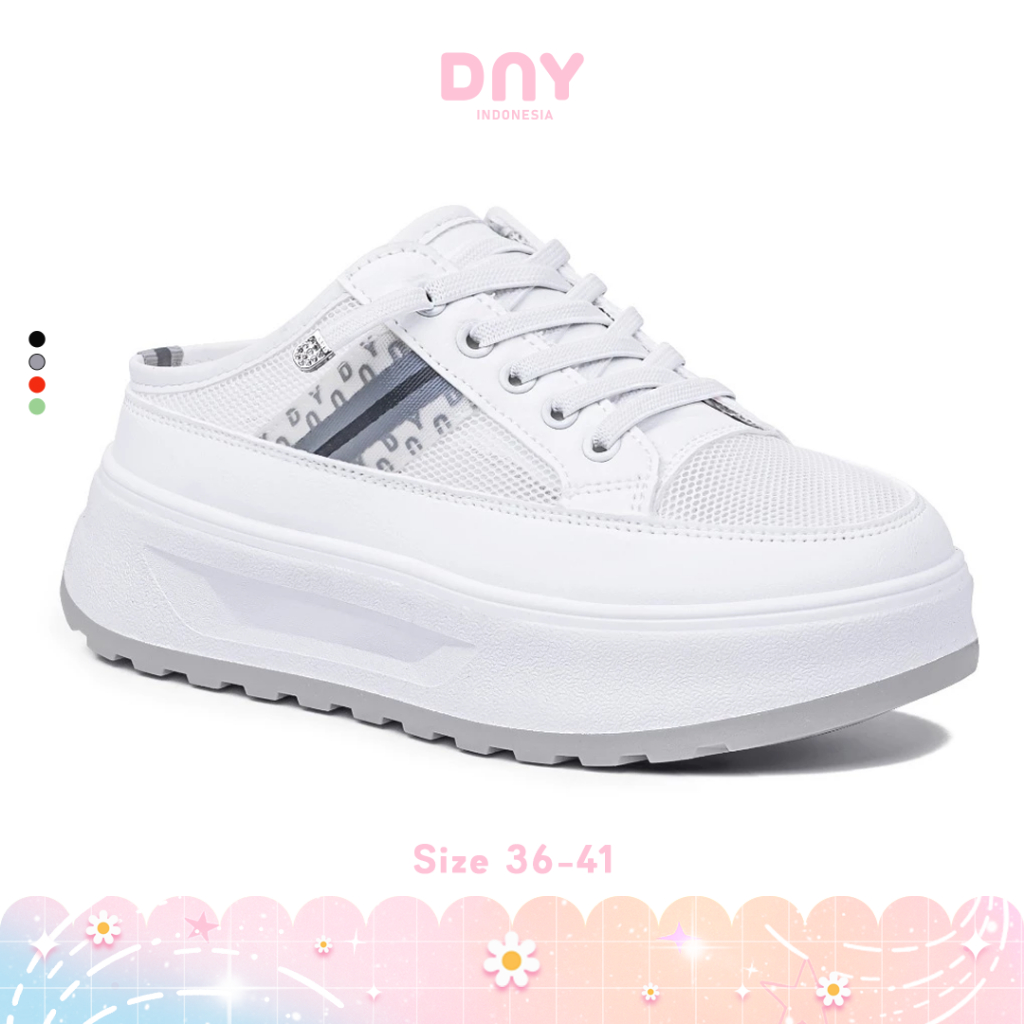 Sepatu DNY Sandal Sepatu Wanita Sepatu Sneakers Wanita Slip on Selop Mules Import Trendy 0171