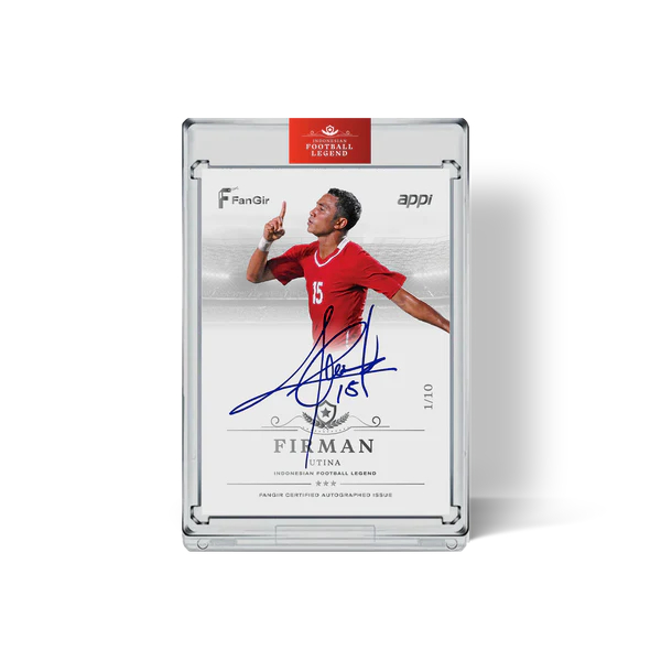Firman Utina - #/10 Autograph Card - Silver