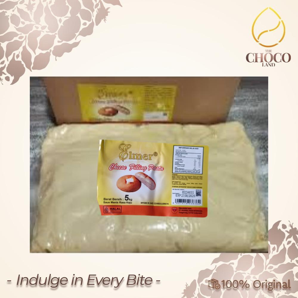 

Elmer Cheese Filling Pasta 1 Kg (Repack) dan 5 Kg / Filling Keju manis