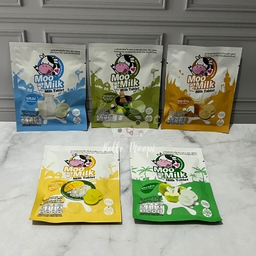 

Candy Tablets Milk / Thai Tea / Green Tea / Mango / Coconut / Candy Thailand / Permen Thailand