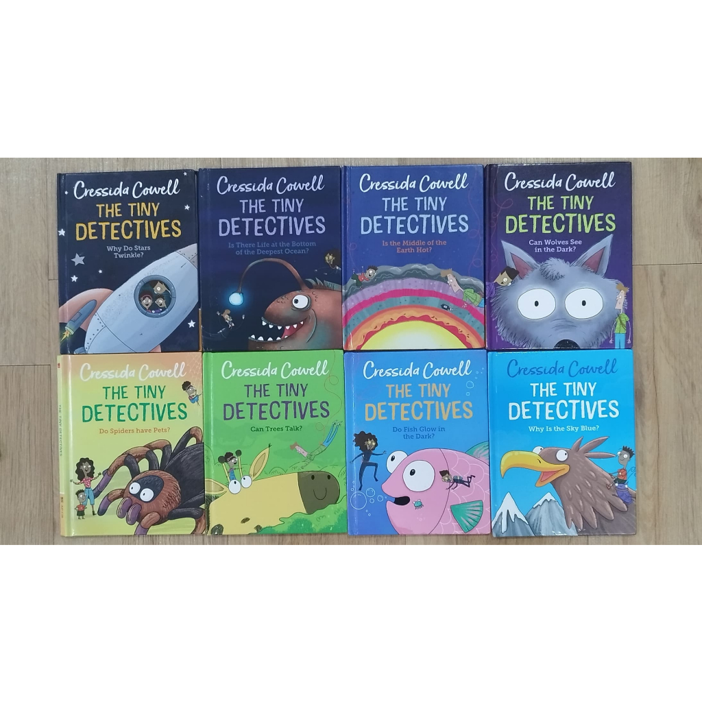 Cressida Cowell The Tiny Detectives McDonald's Happy Meal Series Bahasa Inggris
