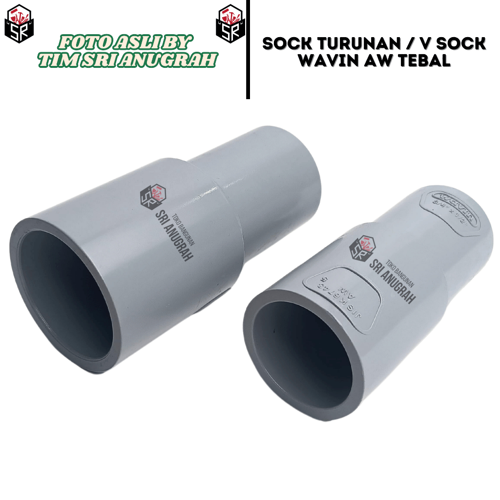 Wavin Sock Turunan Pipa Air V Sock TIPE AW