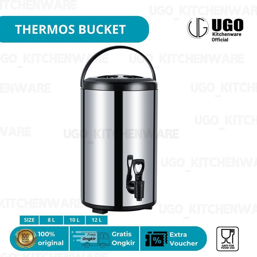 UGO Thermos Bucket / Termos Air / Milk Tea Bucket Water Dispenser Minuman