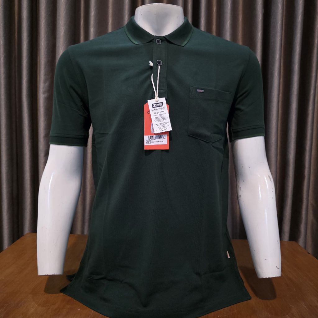 WANGKY CARDINAL JEANS ORIGINAL KAOS KERAH PRIA LENGAN PENDEK