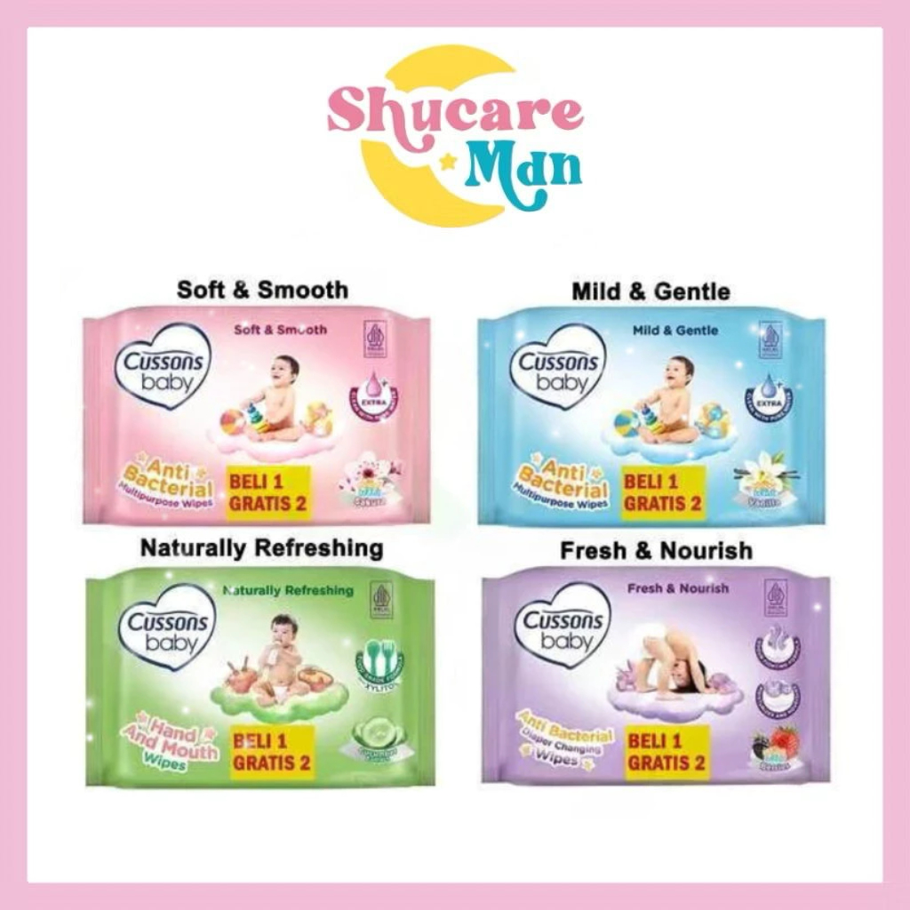 CUSSONS BABY Tisu Basah ( 10 Sheets | 45 Sheets )