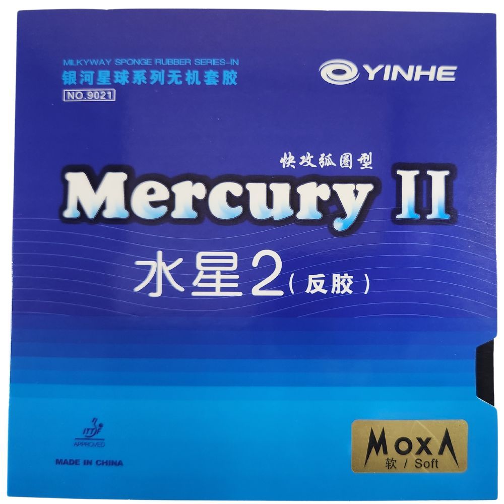 Yinhe Mercury II Soft 2.2mm - Rubber Bat Karet Pingpong Bet Tenis Meja Yinhe Mercury 2