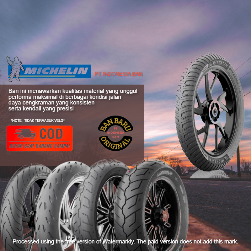 [COD] BAN LUAR MICHELIN 100/80-14 TUBELESS PILOT STREET pilot moto gp