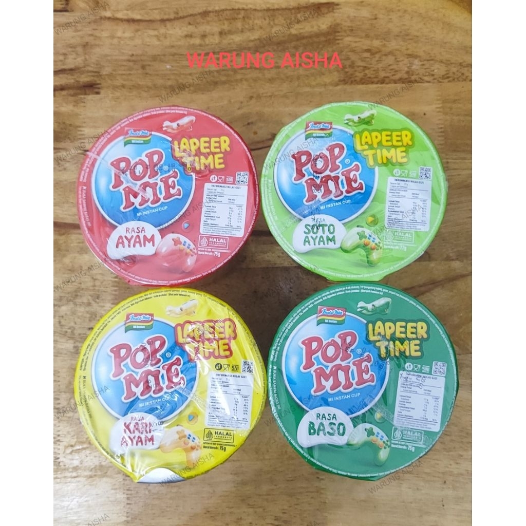 

Mi Instan Popmie Pop Mie Aneka Varian 75 gr