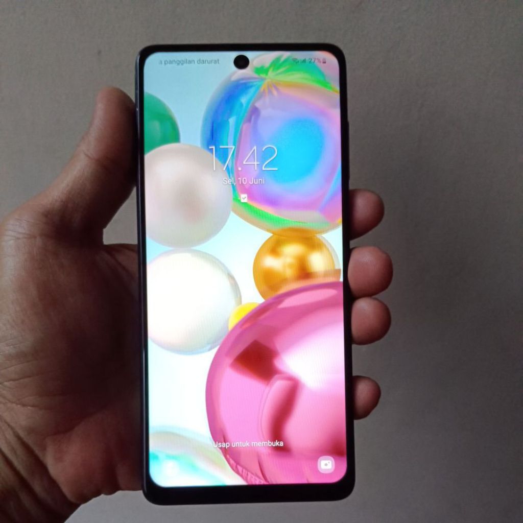Samsung Galaxy A71 RAM 8/128 GB Second Bekas Pakai