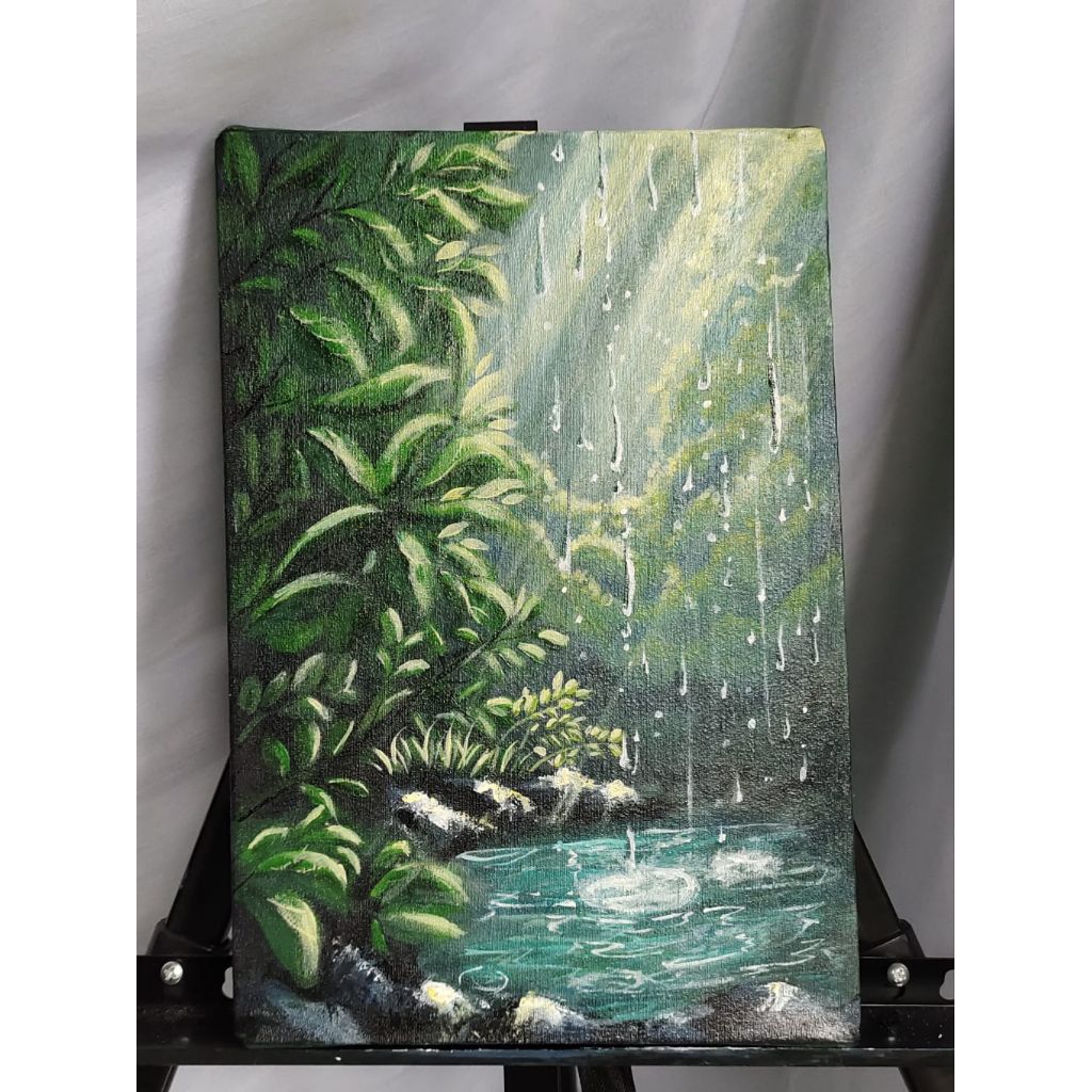 

On The Rain || Acrylic Painting