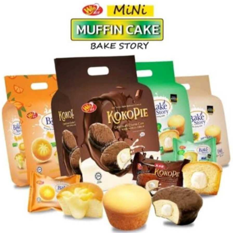 

Win2 Bake Story Mini Muffin Cake 200g Pie Malaysia Cup Cake Mini HALAL