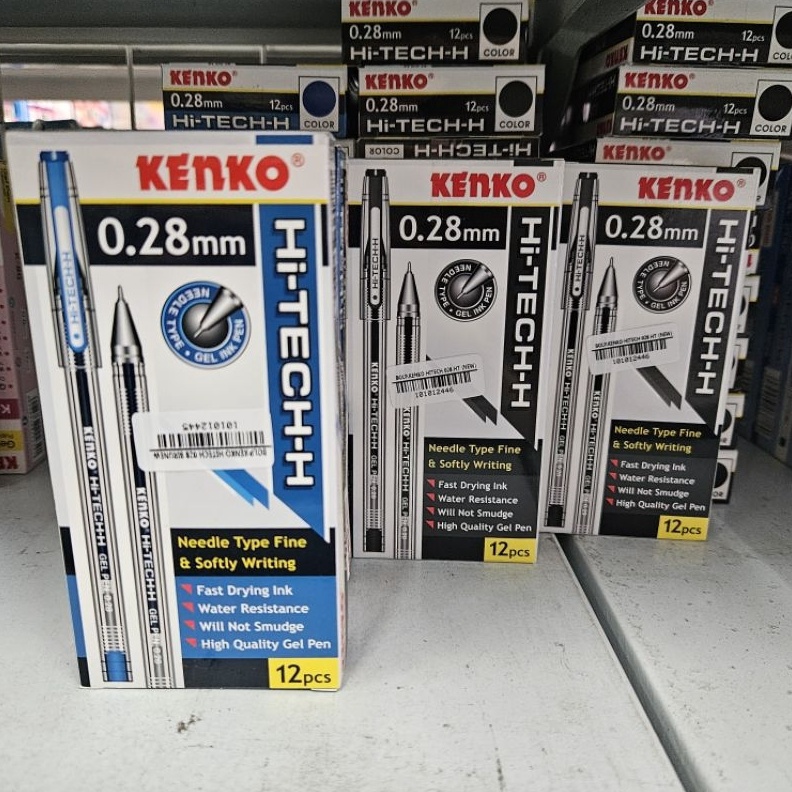 

KODE I49D Bolpen Pen Kenko HiTech Hitech 28mm Warna Biru Hitam Per Lusin Isi 12 Pcs