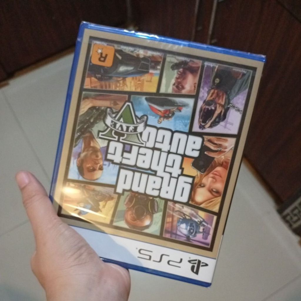 ps5 bd GTA V reg3 asia new segel Indonesia bd ps5 GTA V reg asia bd ps5 gta v reg 3 asia bd ps5 gtaV