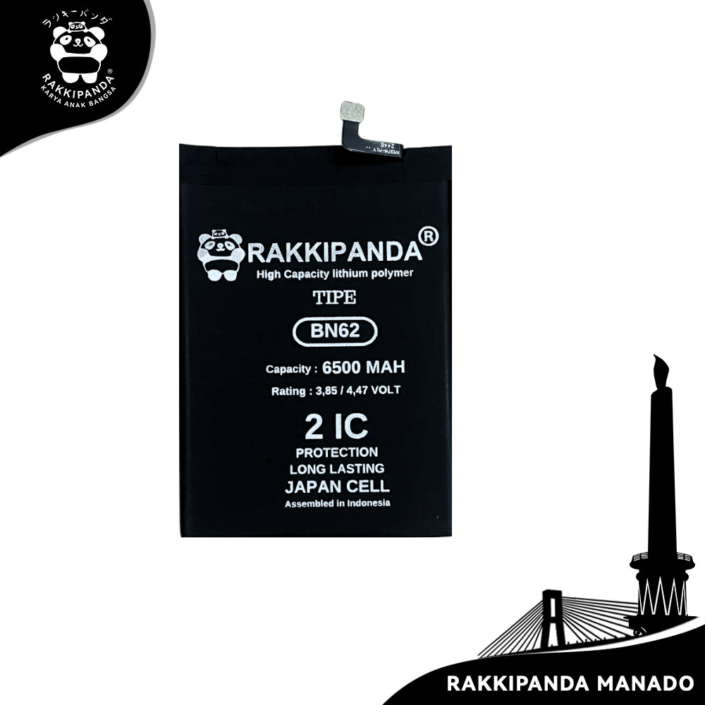 RakkiPanda Baterai HP BN62 Redmi 9T / Poco M3