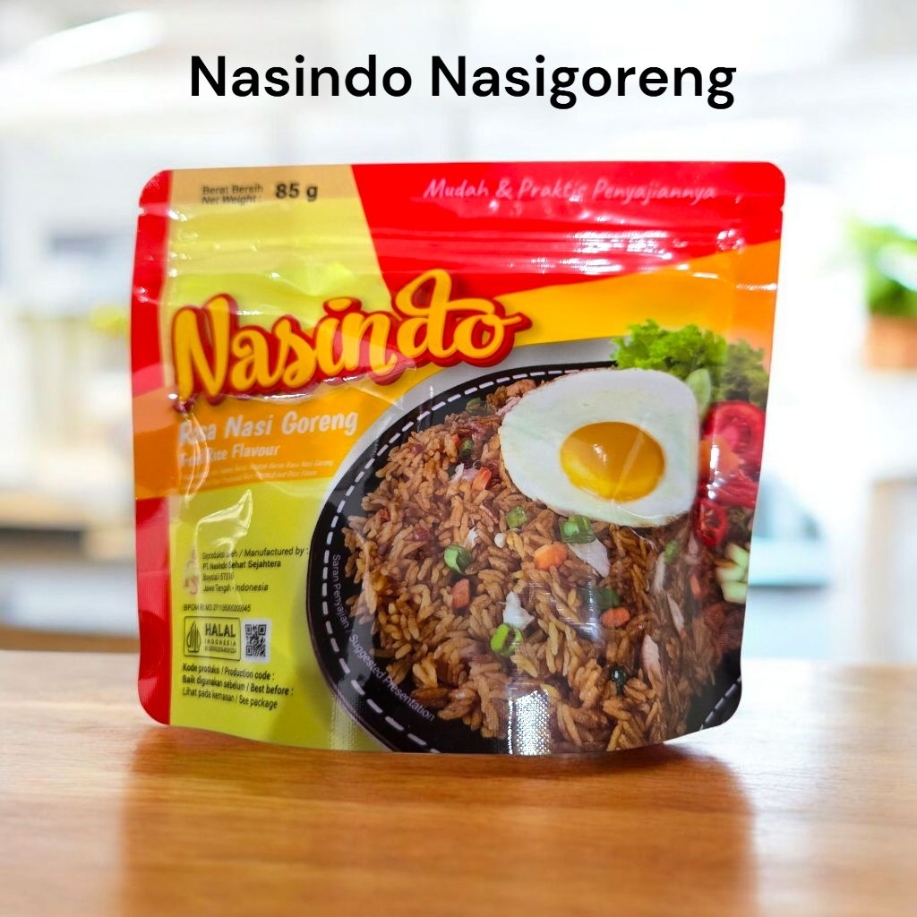 

Nasindo Nasi Siap Saji Berbumbu Nasi Goreng / Soto