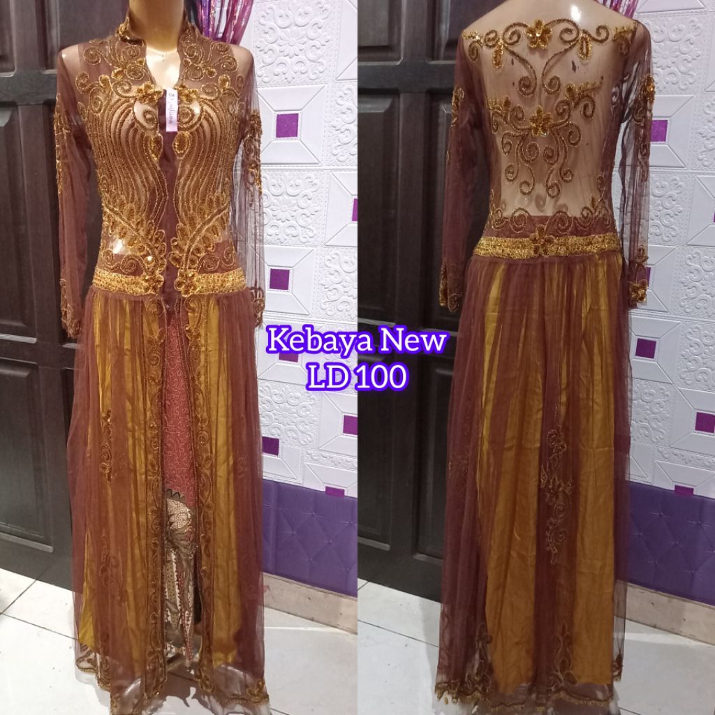 kebaya panjang payet