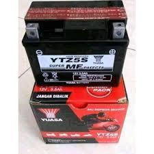 Aki Kering Yuasa YTZ5S Original Untuk Beat,Spin, Vario, Fu, Verza, New Megapro