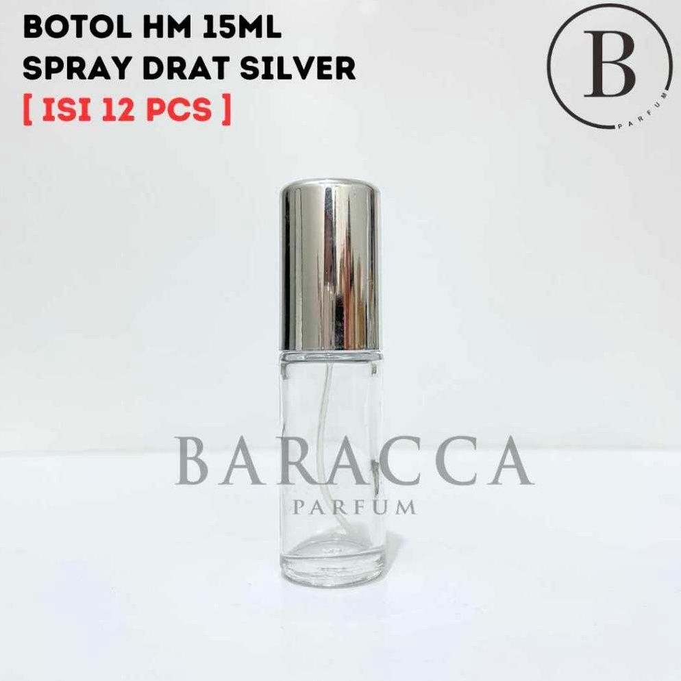 KODE G63F Botol Parfum HM 15ML Drat Silver  Botol Parfum Kosong HM  Botol HM 15ML