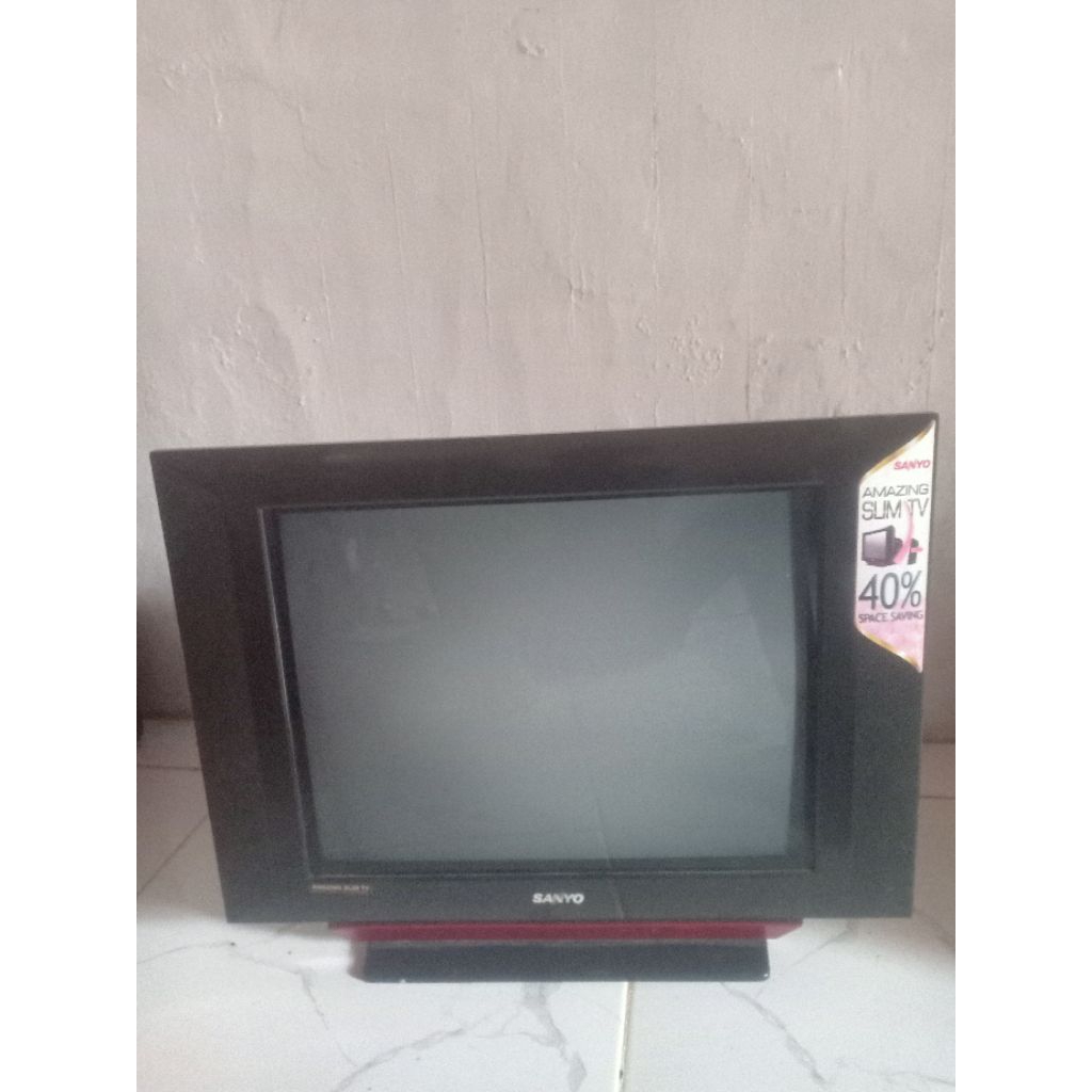 mesin tv sanyo 21 slim ori cabutan