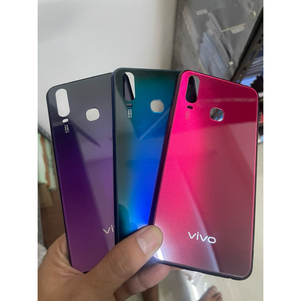 Backdoor VIVO Y15 - Casing VIVO Y15 - Tutup Cover Belakang Baterai VIVO Y15 - Blue