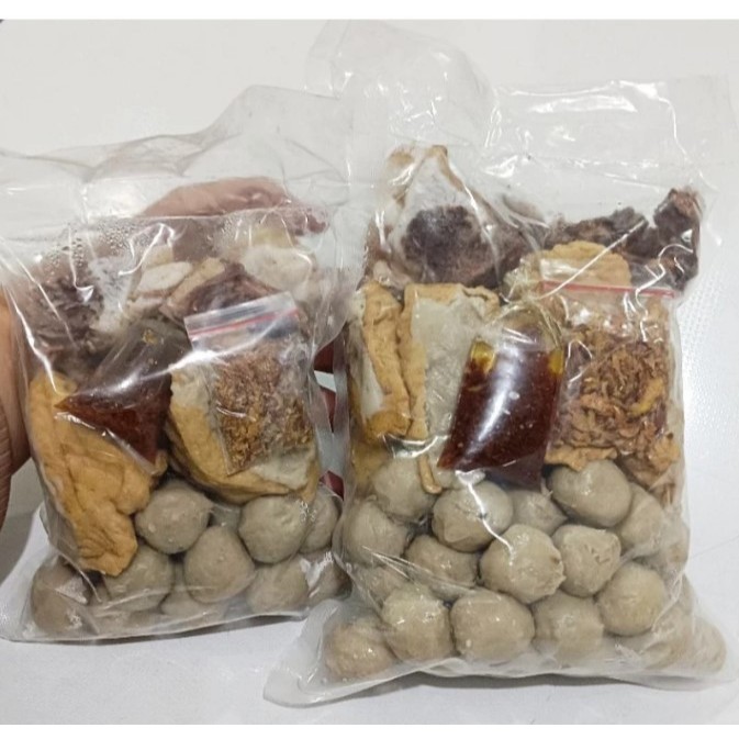 

Baso paket Komplit isi 20 baso 4 tahu baso praktis lengkap bumbu