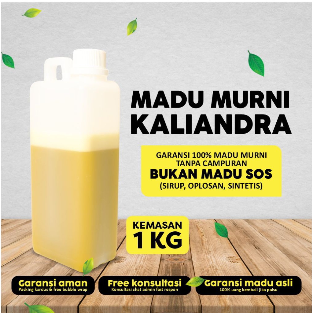 

Madu Kaliandra 100 % Nektar Bunga Panenan Terbaru Kemasan 1 kg. DIJAMIN FRESH !