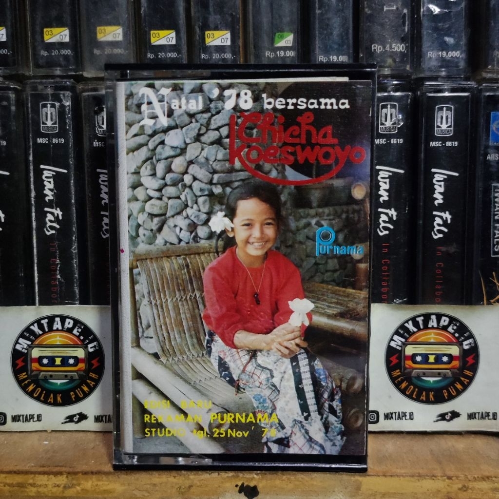 Kaset Pita - Natal 78 Bersama Chica Koeswoyo - Lagu Anak Anak - Radio Tape - Kaset - Radio - Pemutar