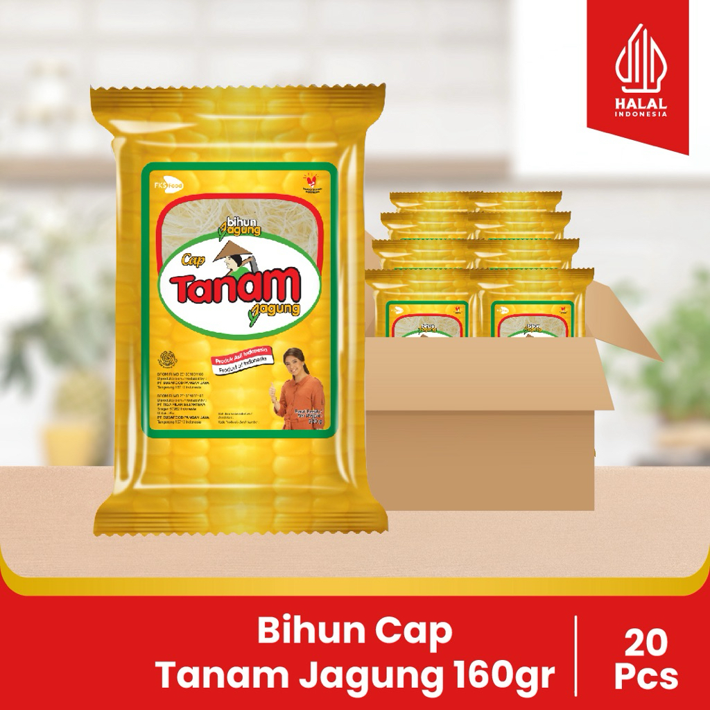 

Bihun Cap Tanam Jagung - 1 Bal - 20 Pcs - 160gr