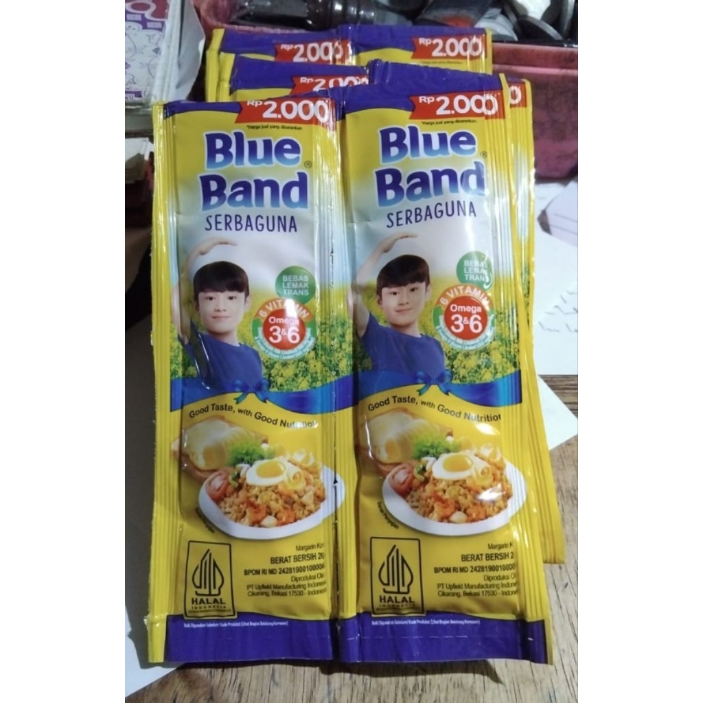 

BlueBand serbaguna, margarin serbaguna, margarin sachet, margarin, mentega