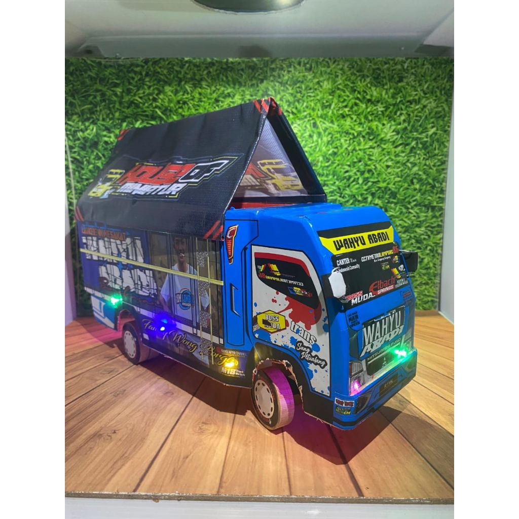 PROMO MAINAN ANAK TRUK TRUK OLENG KAYU REMOTE CONTROL WAHYU ABADI TERLARIS TERMURAH