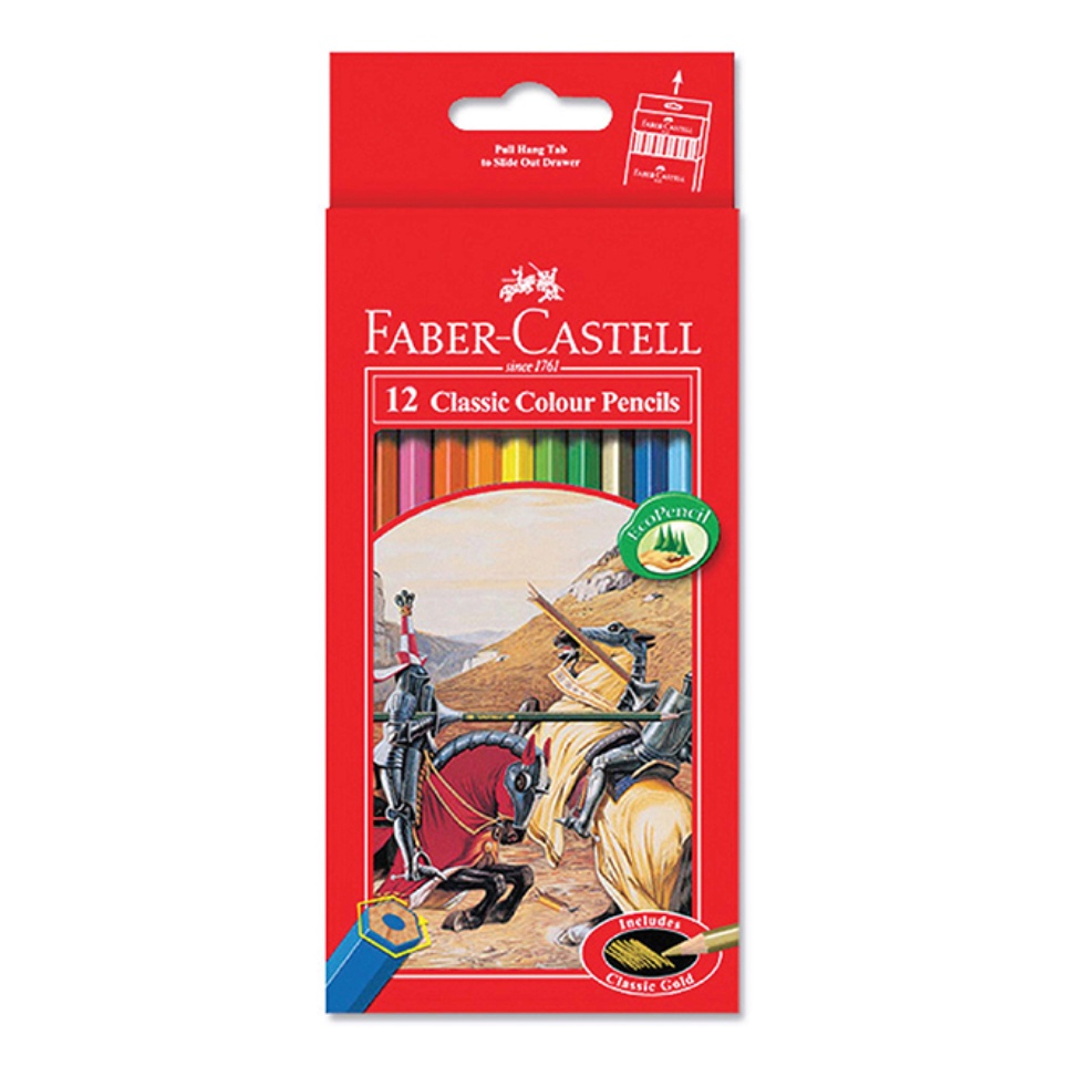

KODE J29Q Pensil Warna Faber Castell 12 Classic Colour Pencils 115852