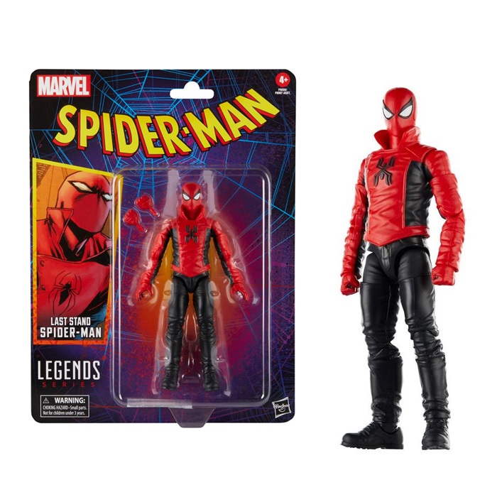 Spider-Man Marvel Legends Comic 6-inch Last Stand Spider-Man Action Figure
