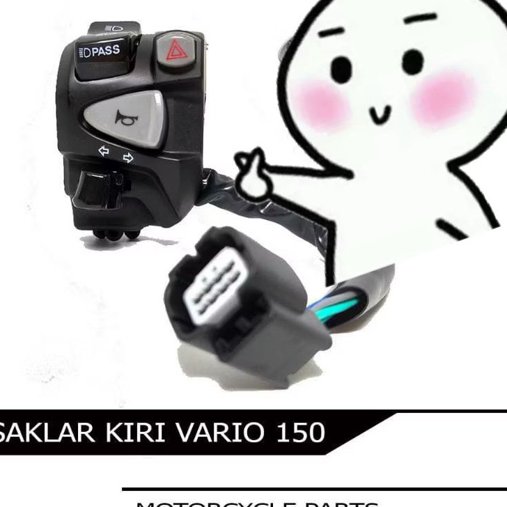 Saklar Kiri Holder Vario 15 Vario 125 Vario 16 Old New Plus Hazard Saklar Kiri Universal
