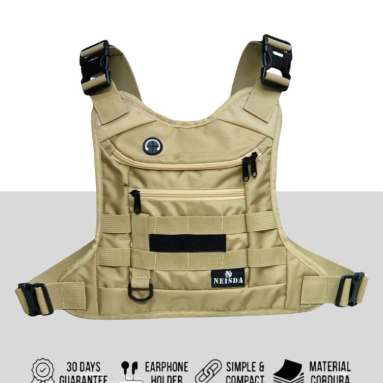 Trend Tas Dada Pria Original Neisda Chest Bag Rompi Pria Bodypack Chest Bag Tactical