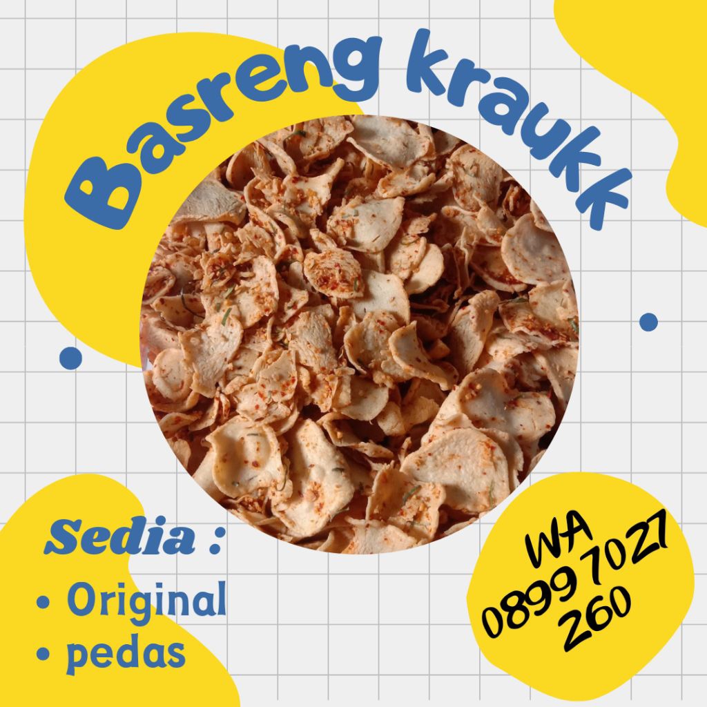 

Basreng kraukk, Keripik basreng