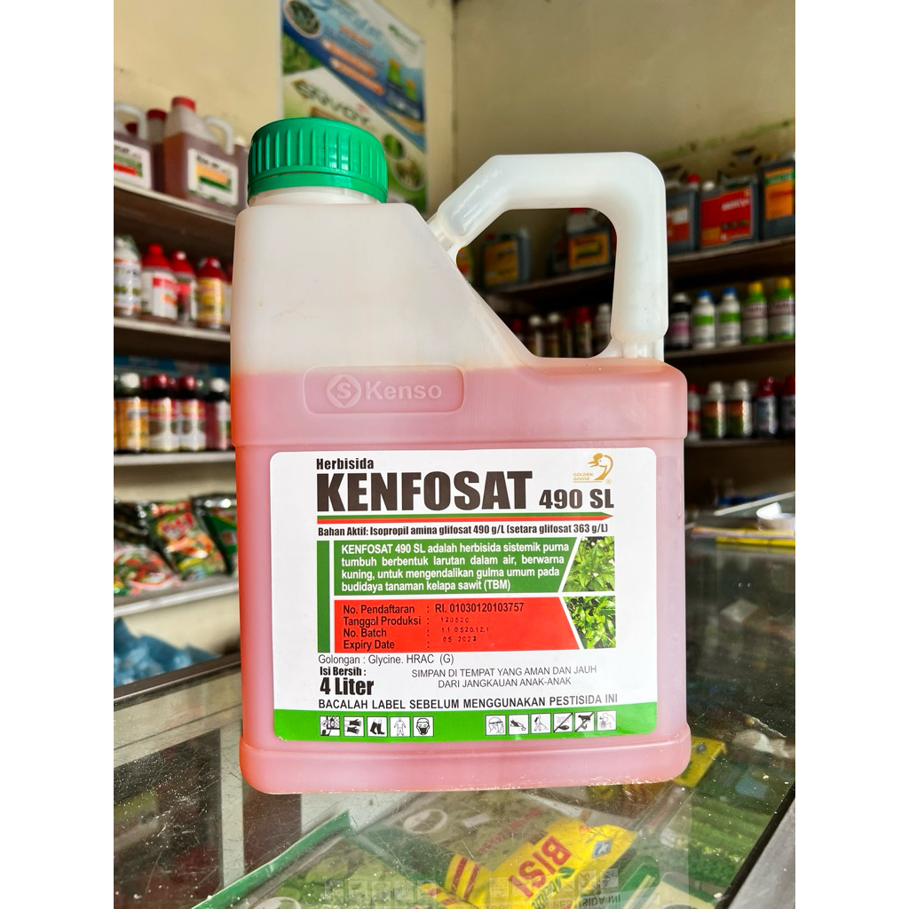 Herbisida KENFOSAT 490 SL (4 Liter) | Herbisida Sistemik