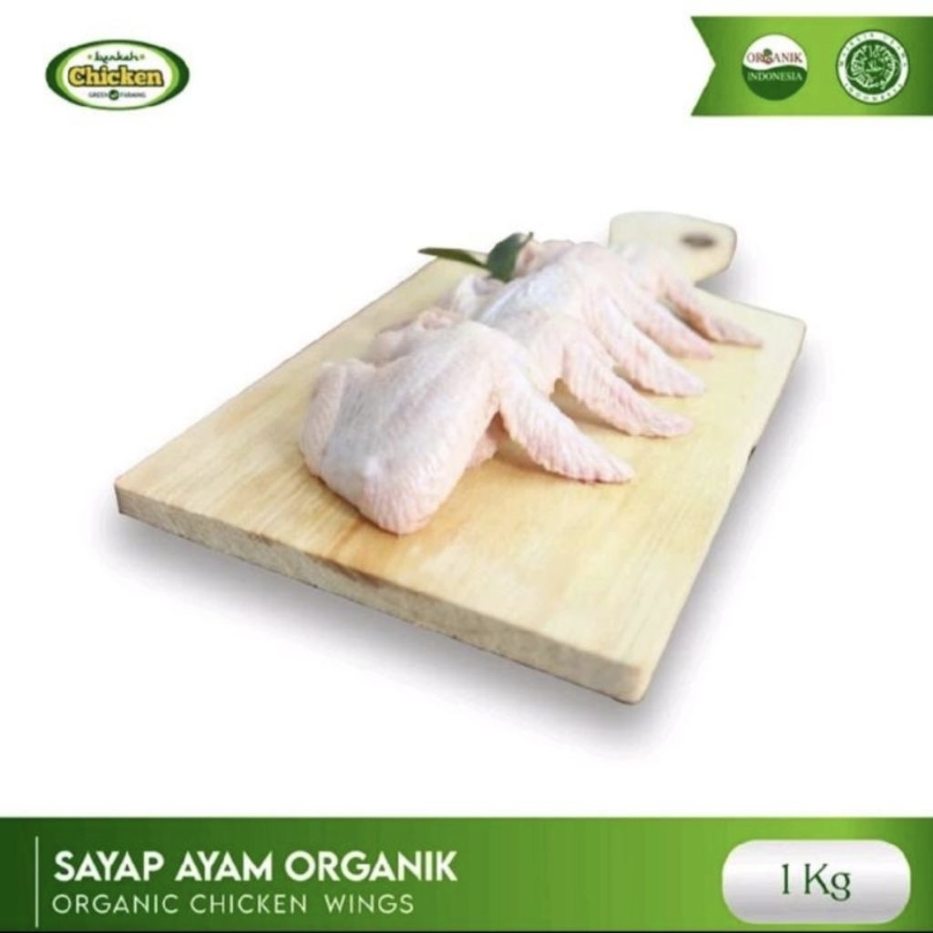 

Sayap Ayam Organik, Berkah Chicken 1 Kg Frozen Food