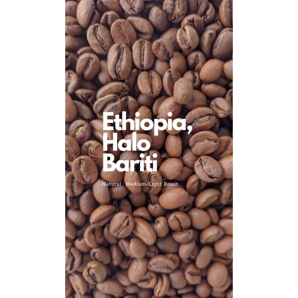 

Kopi Arabica Ethiopia Halo Bariti Natural 100 Gram