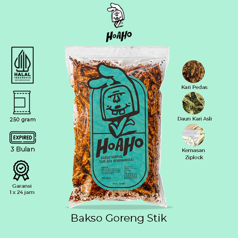 

HOAHO Basreng Stik Bakso Goreng HOAHO Kari Pedas 250 Gram