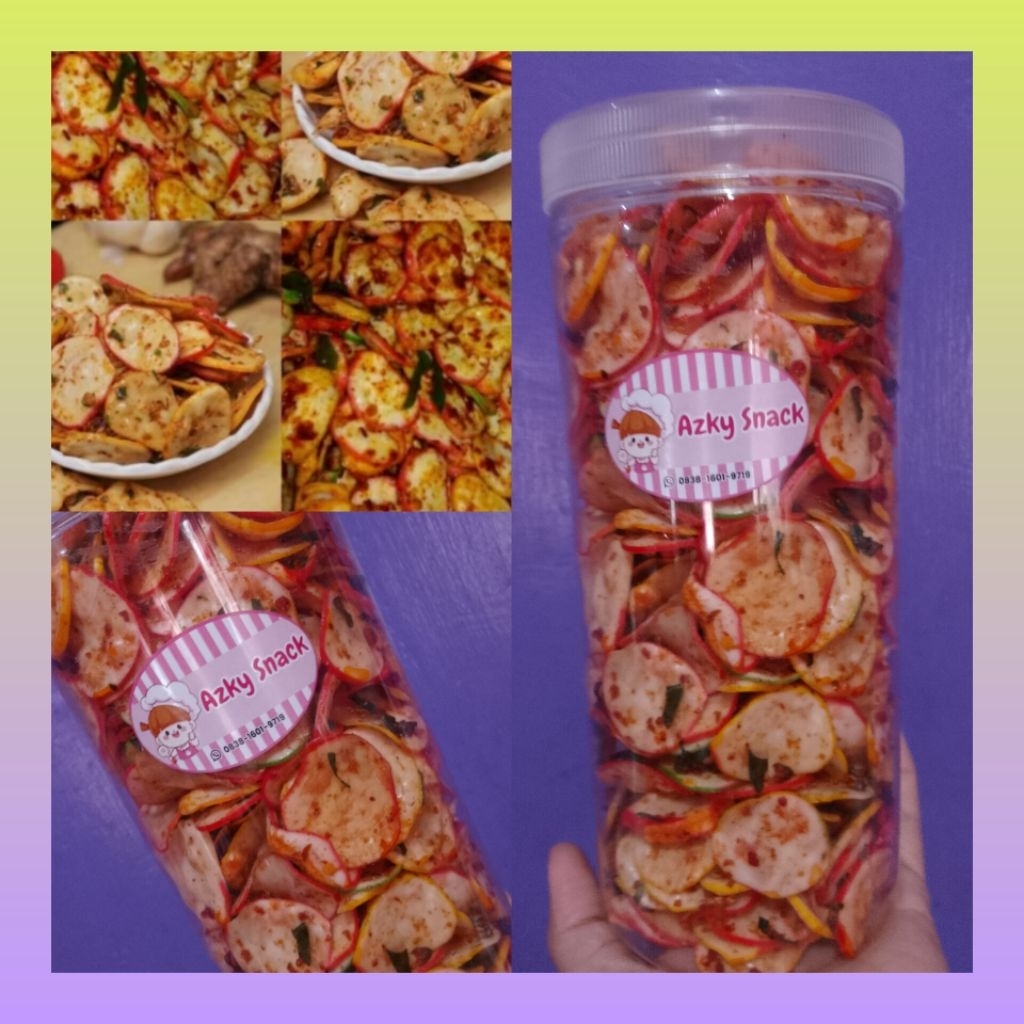 

Kerupuk seblak kering pedas balado 420 gram toples | Kerupuk seblak pedas balado toples | kerupuk seblak pedas kriuk | Cemilan kerupuk pedas gurih