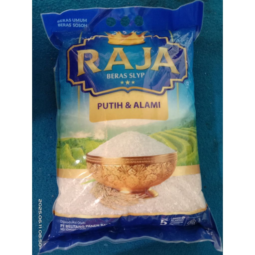 

Beras Raja Biru Slyp 5 Kg