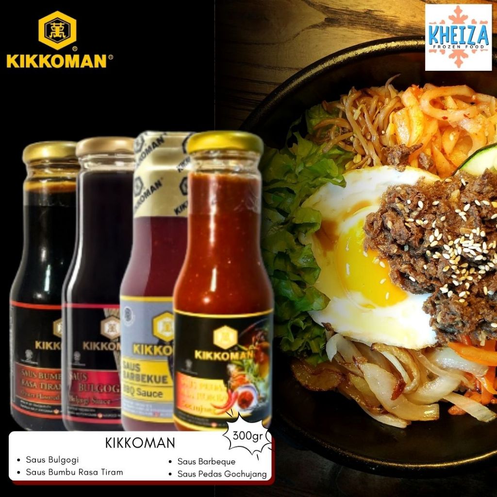 

KIKKOMAN Saus Bulgogi Tiram Oyster BBQ Barbeque Gochujang Saus Korea 300gr - Kheiza Frozen
