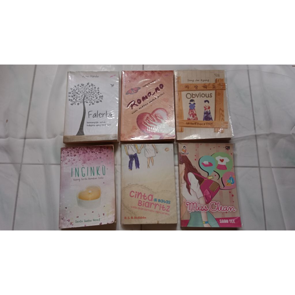Novel Fiksi (preloved)