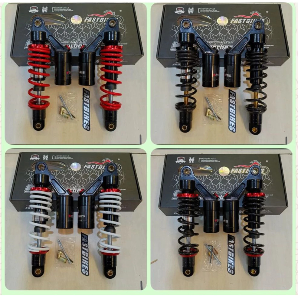 Shockbreaker Shock Bebek Tabung Atas Model GOG Black Fast Bikes 280mm 320mm 340mm 360mm Supra Vega k