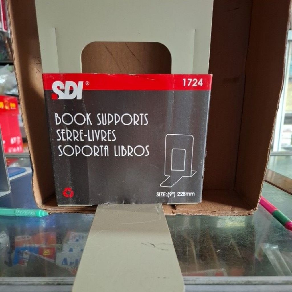 

(1 set) standar buku / Stand book/ Book support SDI 1724 9 inch 228mm