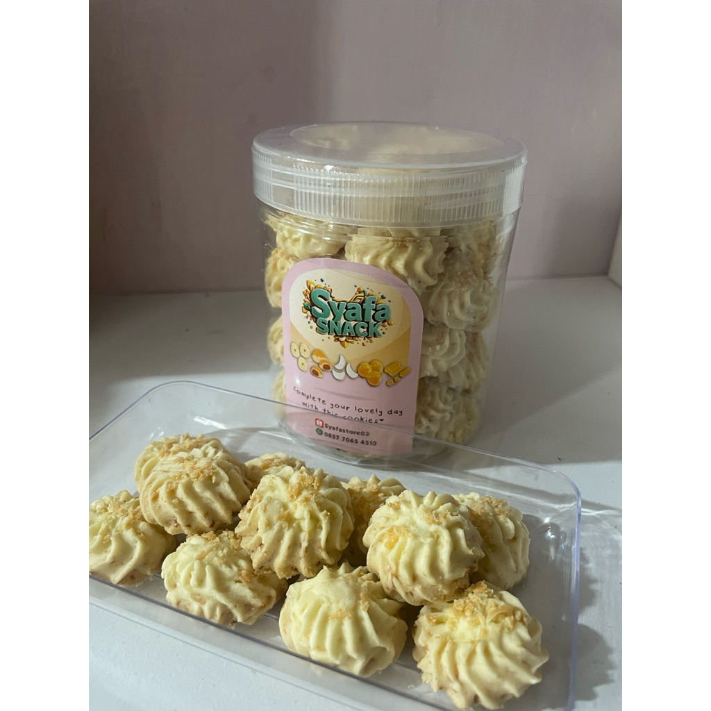 

SAGU KEJU PREMIUM RENYAH DAN LUMER DIMULUT KEMASAN TOPLES 600 ml