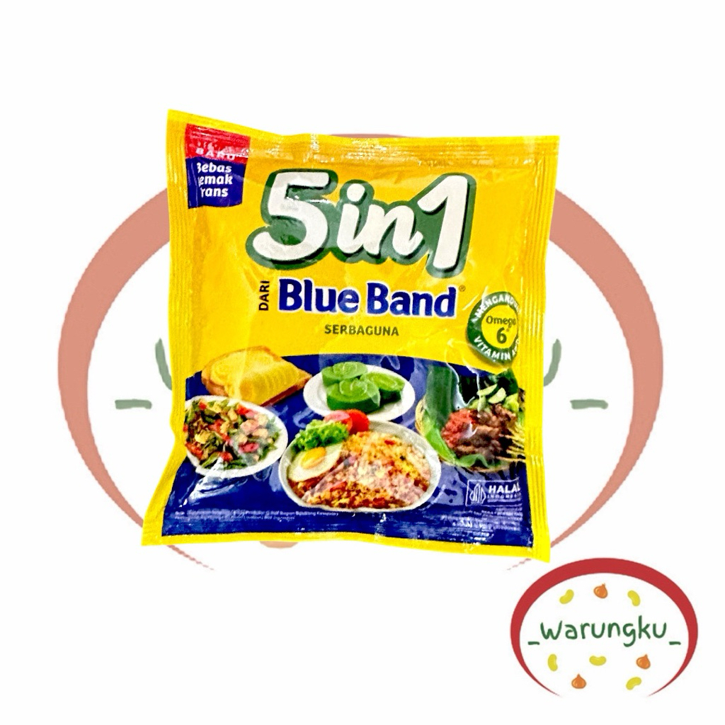 

BlueBand 5 in 1 190gr Serbaguna Bebas Lemak Trans Margarin