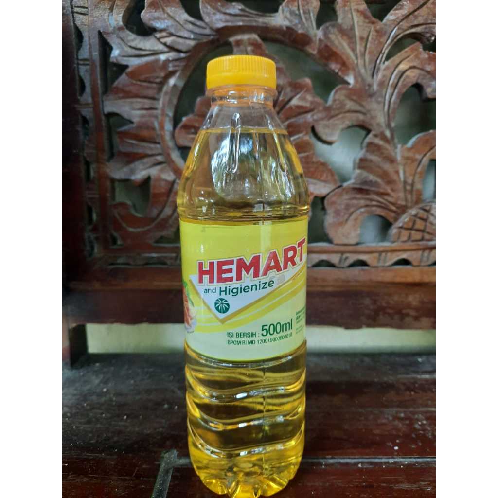 

Minyak goreng hemart 500ml 1 paket isi 3btl