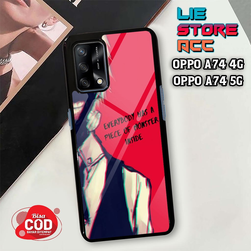 liestore_acc Case OPPO A74 4G / OPPO A74 5G Motif [ KANEKI ] Hp Glossy Casing Hardcase Softcase Bisa
